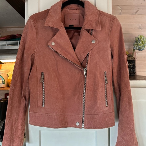 Blank NYC pink leather jacket - Picture 1 of 2